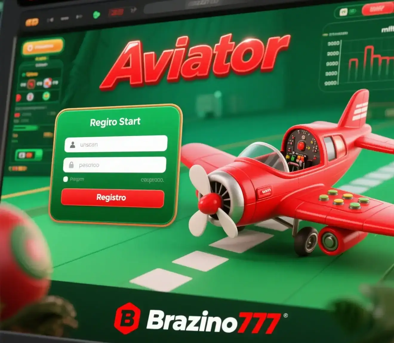 Aviator Brazino777 con gráficos dinámicos y estadísticas